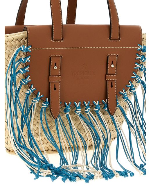 X San PA 'Tropicana' Bolsa de compras CUBA LAB de color Blue
