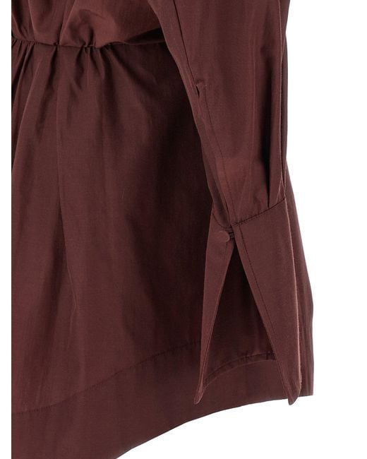 ANDAMANE Purple Das Andamane 'Whitelotus' Kleid