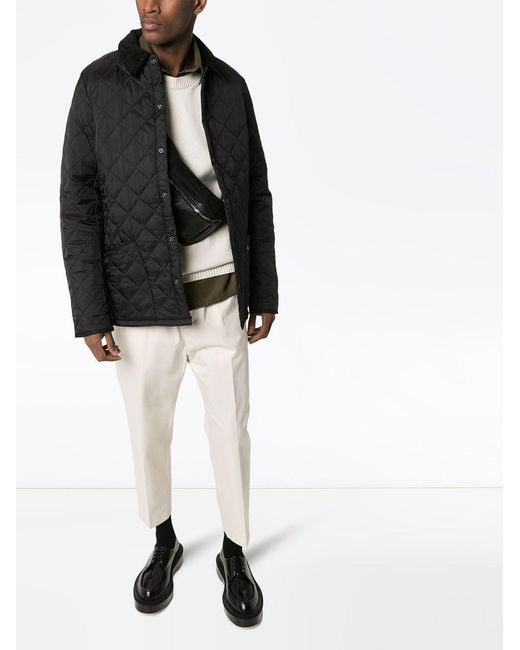 Barbour Black Heritage Liddesdale Quilt for men