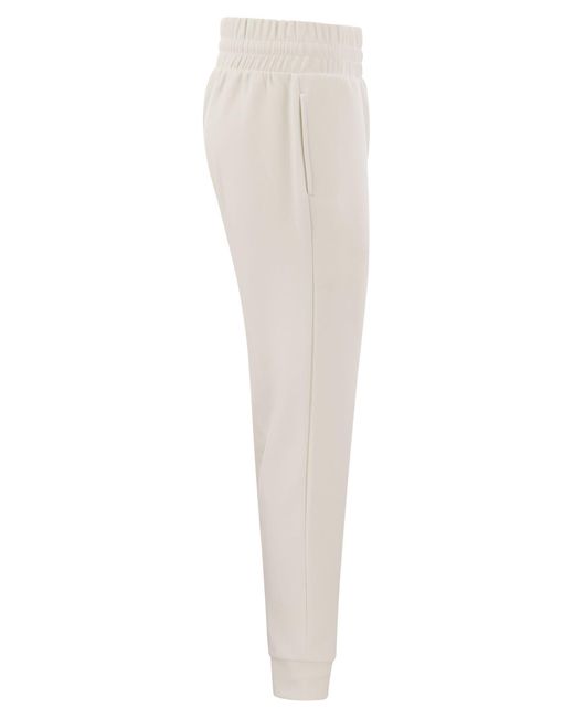Colmar White Girly Cotton And Modal Tracksuit Trousers
