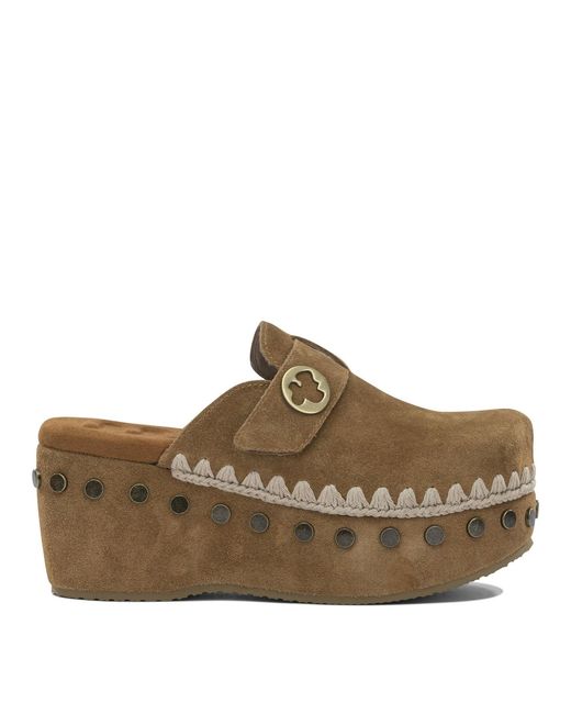 Mou Brown Sandals