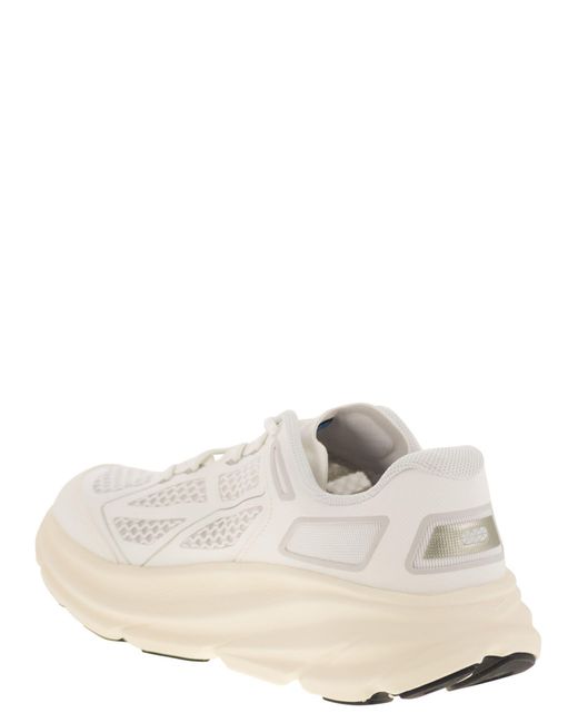 Hoka One One White Clifton One9 Sneakers
