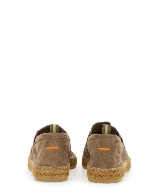 Castaner Brown Solid Loafers for men