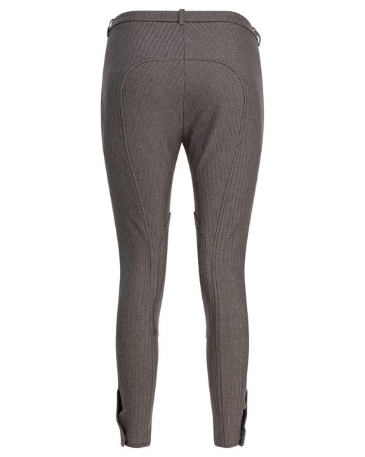 Burberry Gray "Jodhpur" Pants