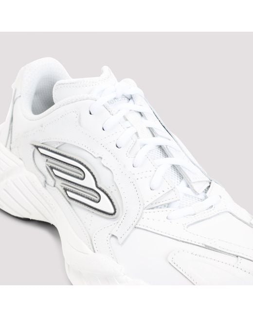 Balenciaga White Monday Leather Sneaker For