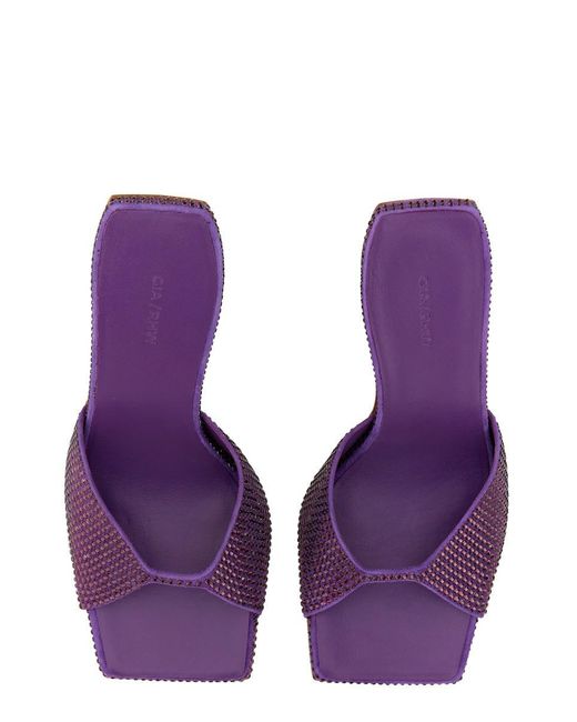 Gia Borghini Purple Rosie 14 Sandal for men