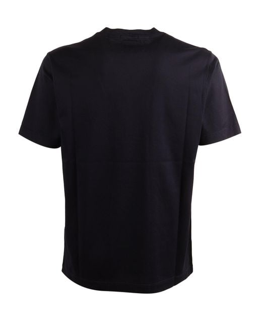 C P Company Black T Shirts Short Sleeve