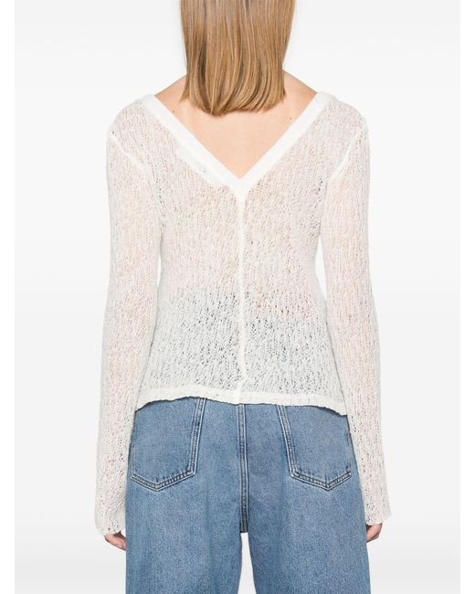 Séfr White Maeve Top