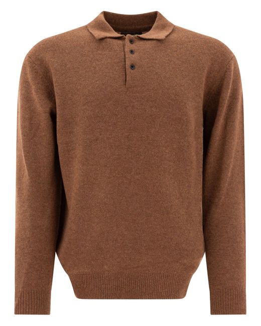Beams Plus Brown Polo Shirts for men
