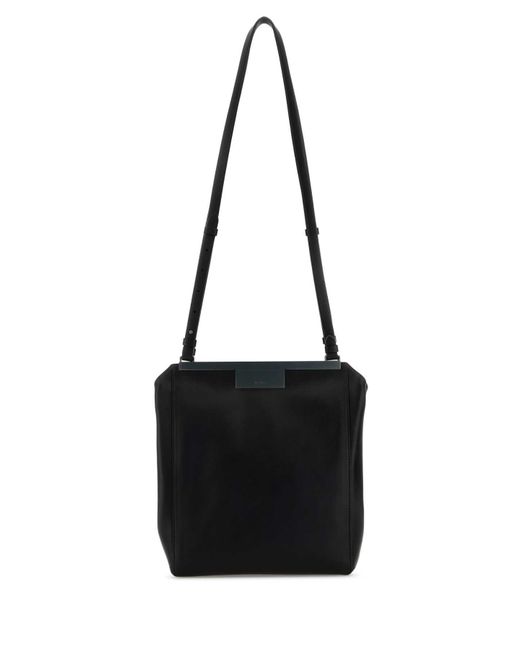 Max Mara Black Leather Mmsummer Shoulder Bag