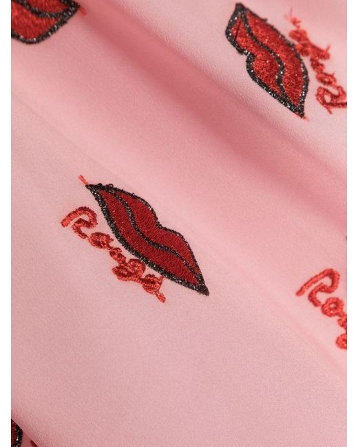 Sonia Rykiel Pink Kisses Pinafore Dress