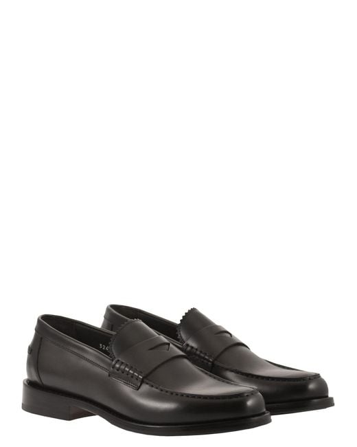 Doucal's Black Penny for men