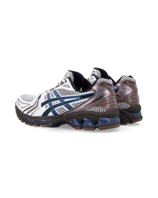 Asics Blue Gel-Kayano 14 Mesh And Faux Leather Sneakers