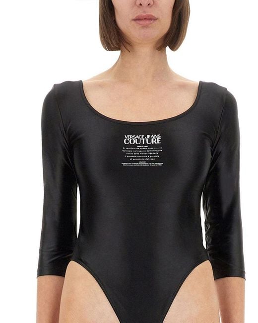 Versace Jeans Couture Body "garantie Logo" in het Black