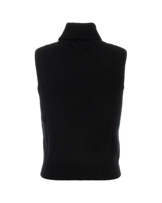 Prada Black Sweaters