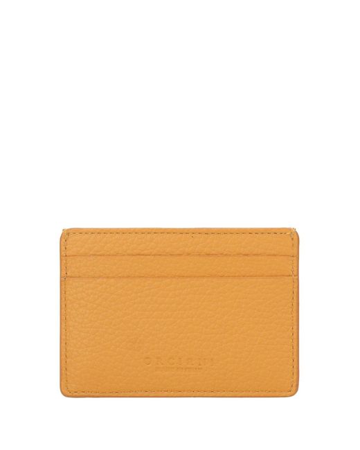 Orciani Orange Wallets for men