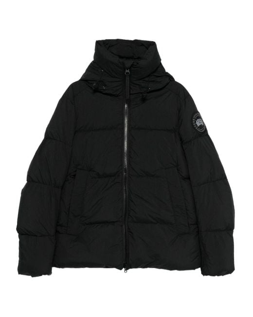 Canada Goose Donsjack Met Logopatroon in het Black voor heren