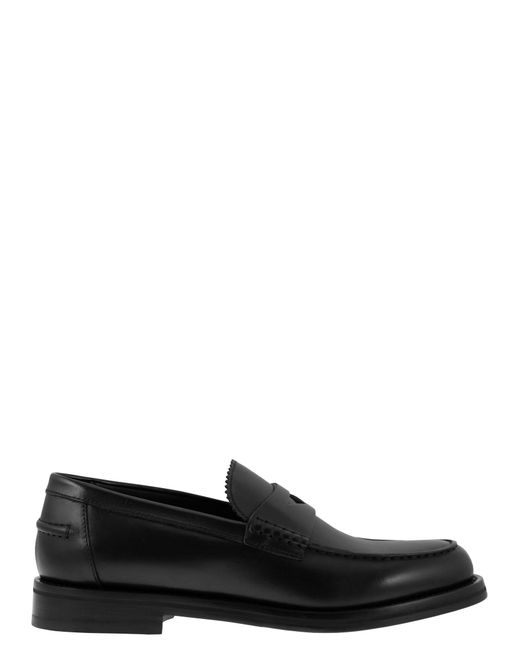 Doucal's Cent Lederen Mocassin in het Black voor heren