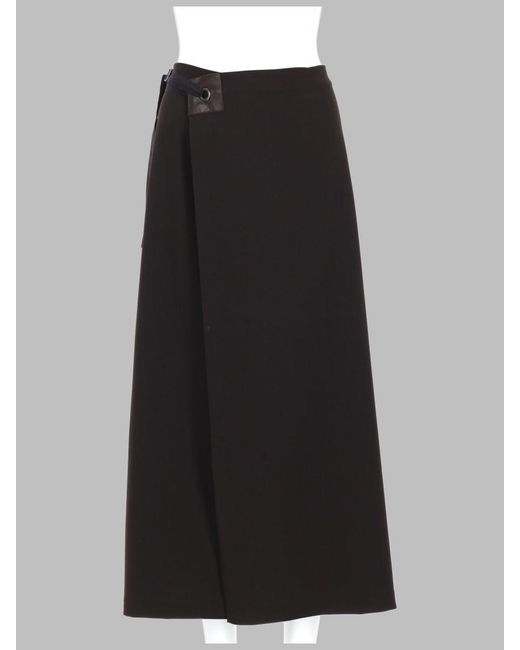 Paloma Wool Black Mini Wool Blend Skirt