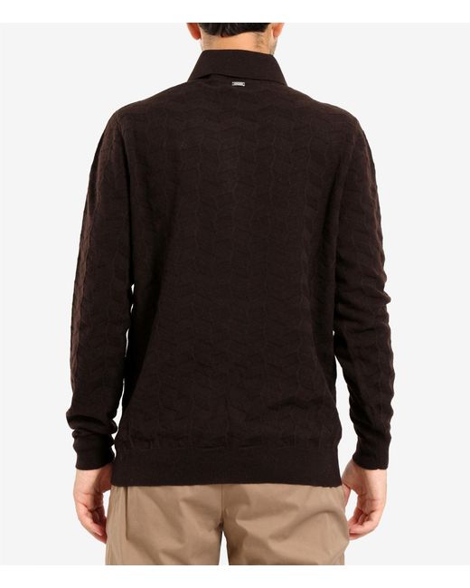 Herno Black T Shirts And Polos