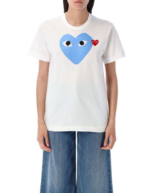 COMME DES GARÇONS PLAY White Big Heart T-Shirt
