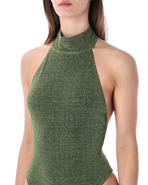 Oseree Green Oserée Swimwear Lumière 20S Pearls Maillot