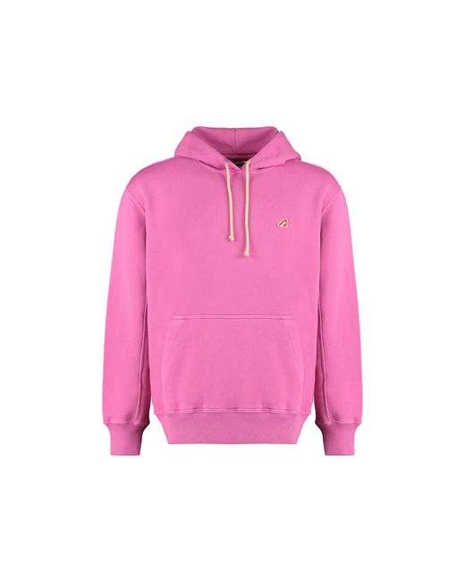 Sudadera con capucha de algodón Autry de hombre de color Pink