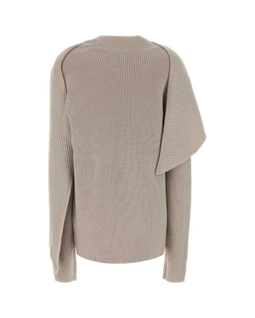 Entire studios Gray Wrap Sweater Soy