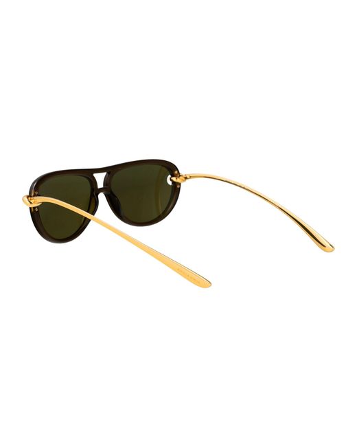 Bottega Veneta Green Sunglasses