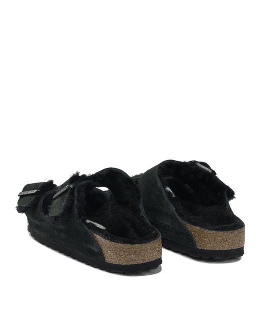 Birkenstock Black "Boston" Sandalen