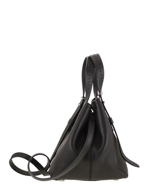 Max Mara Black Archetipo7 Xsv2 Archetipo Extra Small Leather Bag