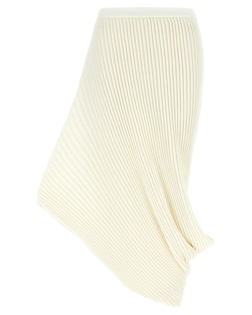 'STRANK' Falda Issey Miyake de color White