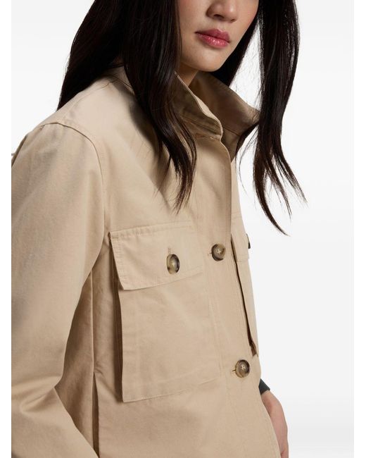 Woolrich Natural Field Jacke Mit Aufgesetzter Tasche