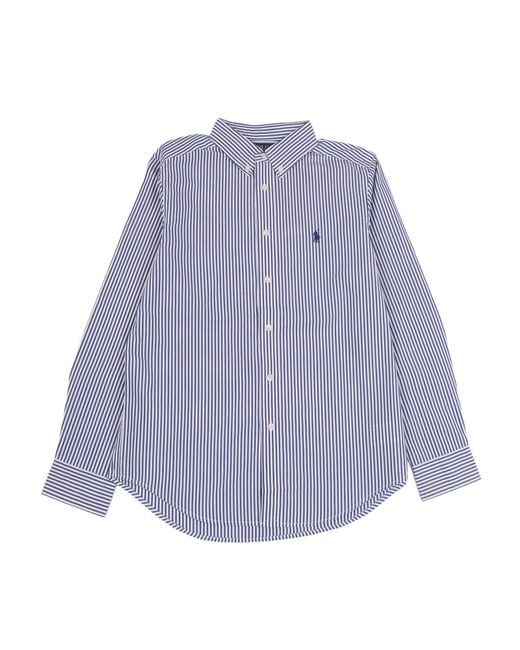 Polo Ralph Lauren Purple Ls Bd Shirts Sport Shirt