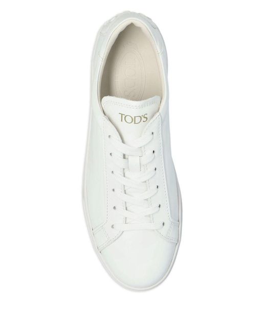 Tod's White Leather Sneakers