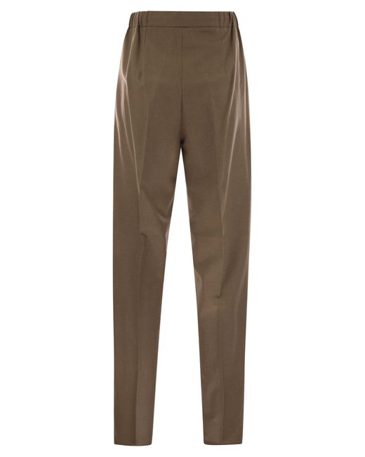 Max Mara Multicolor Gatti Cashmere Drawstring Trousers