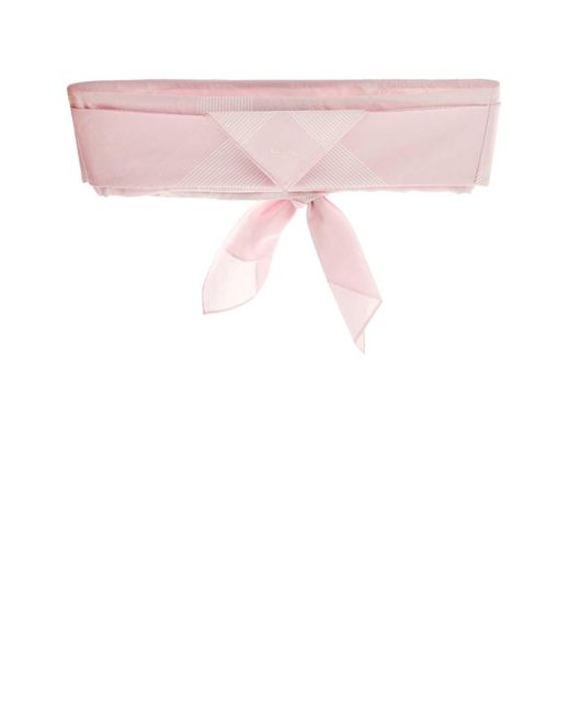Prada Pastel Pink Cotton Crop-top