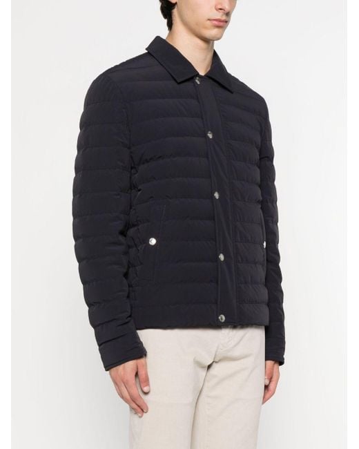 Brunello Cucinelli Blue Nylon Short Jacket