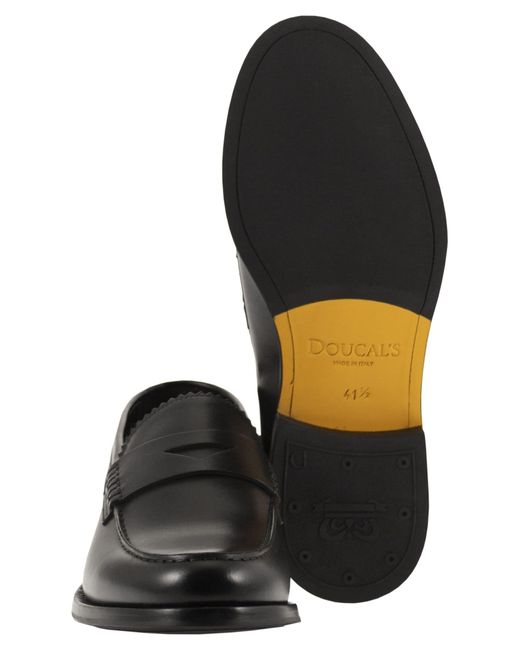 Doucal's Black Penny for men