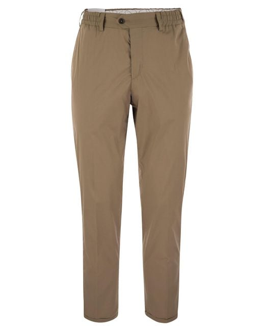 Los pantalones de mezcla de algodón rebelde PT Torino de hombre de color Natural