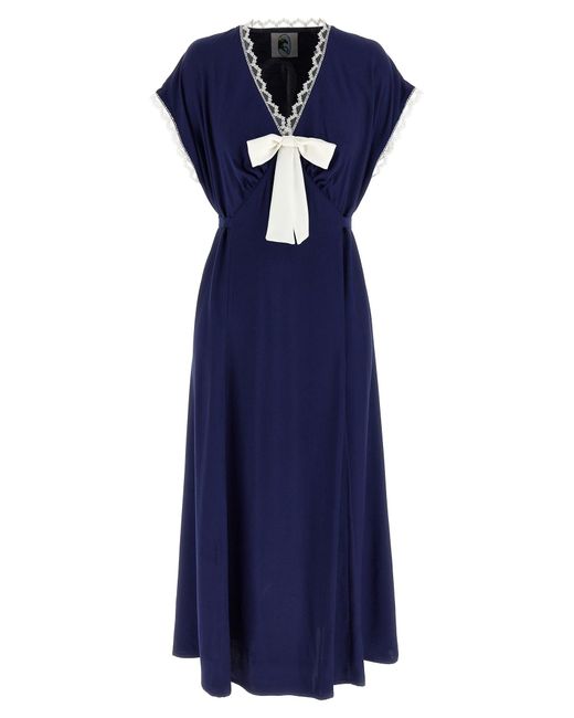 Sleeper Blue Kleid "The Bow"