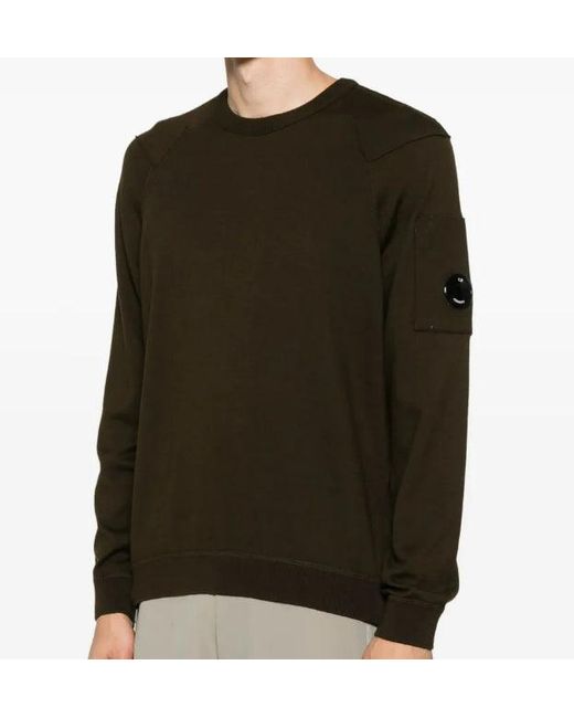 C P Company Green Crew Neck for men