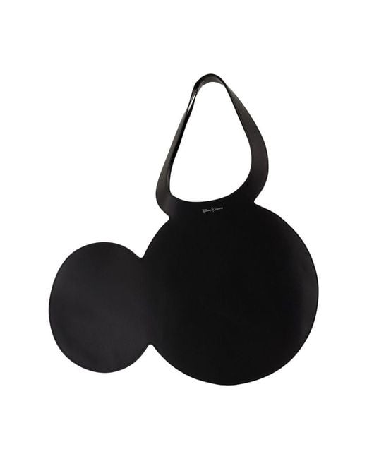 Coperni Mickey Shopper Bag X Disney Leather Black