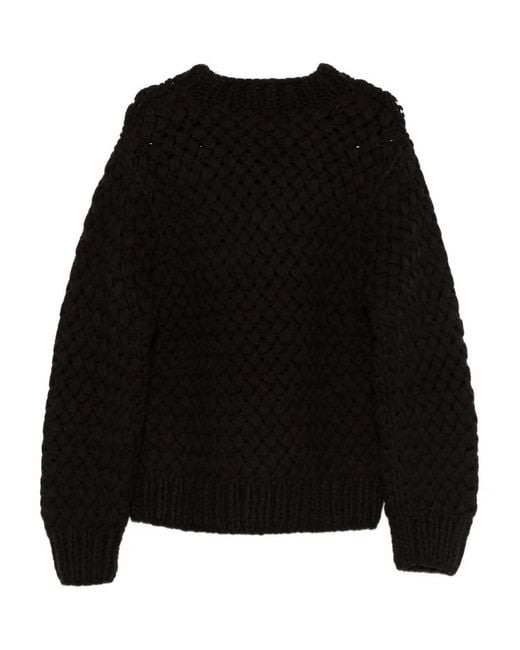 Dries Van Noten Black Motel 2710 M. K. Sweater Dbrn for men