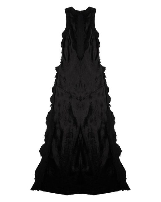 Haikure Black Chic Acetate Dress For