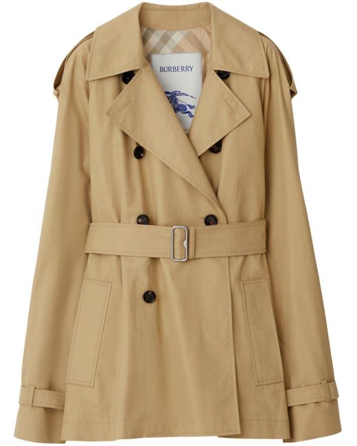 Burberry Natural Cotton Trench Coat