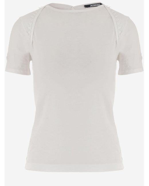 Jacquemus White Cotton Top