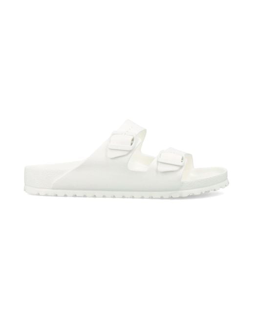 Birkenstock White Flache Schuhe weiß