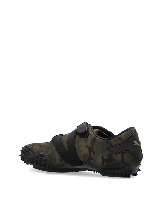 PUMA Camo Sneakers Met Velcro Strap in het Black