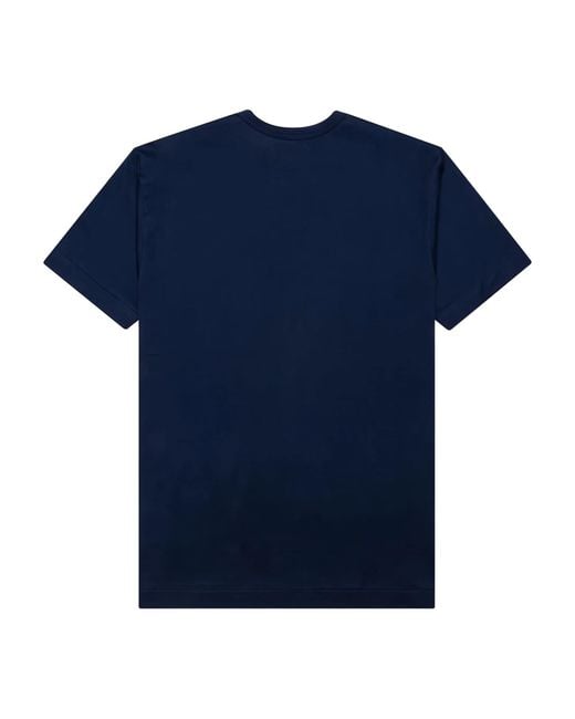COMME DES GARÇONS PLAY Black U T-Shirt Emblem Knit
